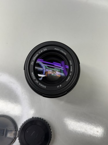 Sigma zoom 210mm - sigma, 70-210mm